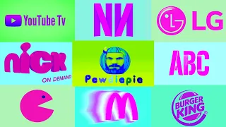 Best Logo compilation: YouTube tv, Netflix, LG, Burger King, MacDonald's etc।Sound variation effects