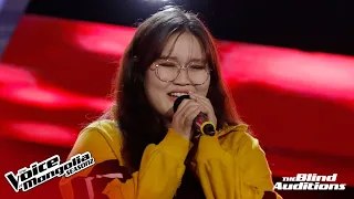 Enkh-Inguun.A - "Skinny Love" | Blind Audition | The Voice of Mongolia S2