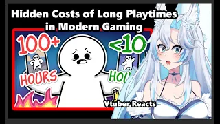 【 VTuber 】REACTS:   "The Hidden Costs of Long Playtimes in Modern Gaming" by CircleToonsHD