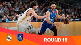 Real Madrid-Anadolu Efes Istanbul | Round 19 Highlights | 2023-24 Turkish Airlines EuroLeague