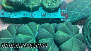 Emerald Green Gym Chalk Crush | Sleep Aid | Oddly Satisfying | ASMR