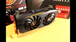 AORUS RX570 обзор, в майнинге...