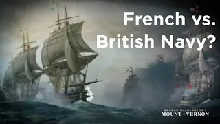 Was the French navy stronger than the British navy in the Revolutionary War?
