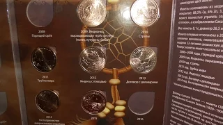 Обзор на монеты номиналом 1 доллар(Серия "САКАГАВЕА").