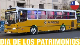 Micros Amarillas y Buses Antiguos en el Día Del Patrimonio 2024 (Parte 1)