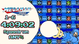 Mega Man 1-6 Speedrun (4:09:02 - Any % - Former Legacy Collection World Record) | Stream Highlight