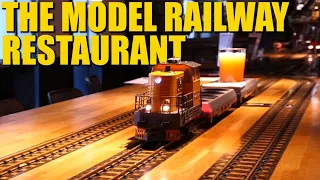 The Restaurant Where Your Order Arrives By Model Train