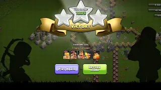 dark ages king challenge 3 star clash of clans coc. @Clash of Clans @3star
