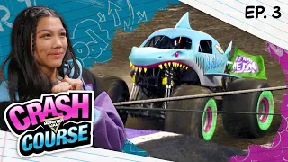 Go behind the scenes in the MONSTER JAM® TV TRUCK! | MONSTER JAM Crash Course | Episode 3