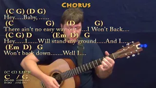 Won't Back Down (Tom Petty) Guitar Cover with Chords/Lyrics