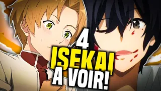 4 ANIMES ISEKAI DE DINGUE A VOIR ABSOLUMENT !