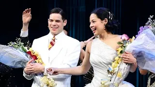 The Great Gatsby Opening Night curtain call starring Jeremy Jordan & Eva Noblezada