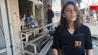 Stepanakert's Central Market Bombed