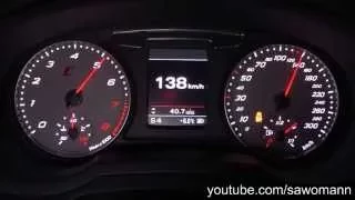 2015 Audi RS Q3 Facelift 340 HP 0-100 km/h, 0-100 mph & 0-200 km/h Acceleration GPS