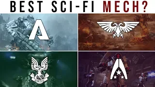 Which sci-fi MECH / TITAN is best? | Factions Compared: Halo, WH40k, Titanfall and Mass Effect