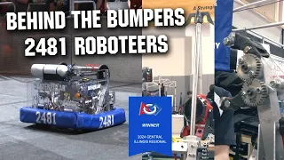 Behind the Bumpers | 2481 Roboteers | CRESCENDO FRC Robot