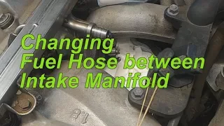 Changing Fuel Hose between Intake Manifold, BMW E36M43