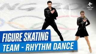 Figure Skating Team Event - Ice Dance Rhythm Dance | Full Replay | #Beijing2022