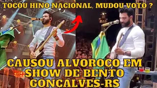 Gusttavo Lima toca o hino NACIONAL do Brasil e leva FÃS à LOUCURA “Mudou o V0TO ?”