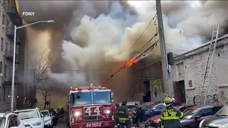 E-bike battery sparks fire that destroys Bronx supermarket; 4 firefighters, 1 other injured