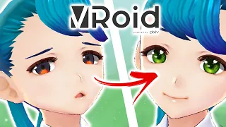 How To Make Custom Eye Textures In VRoidStudio [ Quick Tutorial ] [ VTuber/Artist ]