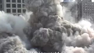 The Massive Sound of Explosives Used For Building Implosions