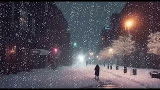 Walking through the cold [lofi hip hop/relaxing beats]