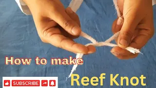 How to make Reef Knot By PC nursing procedure