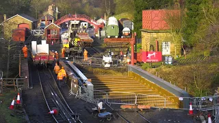 Bridge 27 Replacement Progress (Update 6) at Goathland on the NYMR.