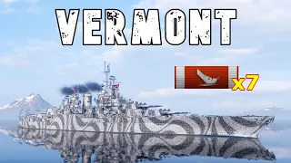 World of WarShips Vermont - 7 Kills 286K Damage