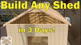 99 - DIY Shed - Complete Instructions - Best Tutorial There Is!