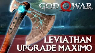 GOD OF WAR - COMO UPAR O MACHADO LEVIATHAN PARA O LVL 6 || NÍVEL MÁXIMO - CHAMA CONGELADA