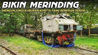 KUBURAN KERETA INI BENER-BENER SEREM & BIKIN MERINDING!! SAMPAI ENGAP DAN SUSAH BERNAFAS