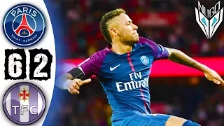 PSG vs Toulouse 6 2 All Goals   Highlights   20 August 2017    Full HD 1080P