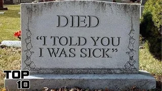 Top 10 Cursed Messages Left On Tombstones