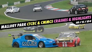 Mallory Park Crashes & Highlights, CTCRC & CMMC Festival, 18/5/24