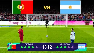 MESSI VS RONALDO ! PORTUGAL VS ARGENTINA ! PENALTY SHOOTOUT 2024