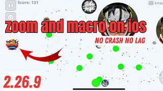 ZOOM AND MACRO ON IOS  FULL TUTORIALS | AGARIO MOBILE