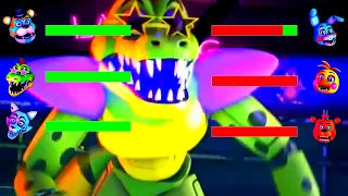 [SFM FNaF] Don't Mess With Glamrock Gator WITH Healthbars
