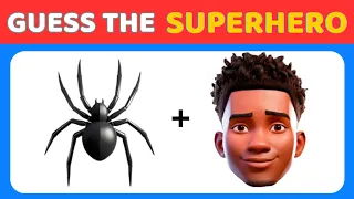 Guess the Superhero by only 2 Emoji! 🕷🦸 Marvel & DC Superheroes Emoji Quiz‌ | Quiz Whale 🐳