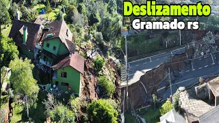 MANSÃO LUXUOSA RACHA AO MEIO NO MUNICÍPIO DE GRAMADO RS com um enorme deslizamento