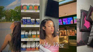 Weekly Vlog: Target run, Movie date, Food, Sunset, Editing, New cut, Grwm, Skims dupe ,etc Ft.Pumiey