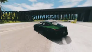 Дрифт на BMW M8 Competition