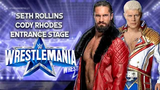 WWE WrestleMania 38 - Seth Rollins Vs. Cody Rhodes Entrance Stage