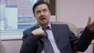 Most Awkward Interview Ever - David Brent - The Office - BBC