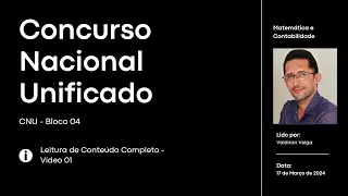 01 - CNU - Concurso Nacional Unificado - Bloco 04 - Conteúdo Completo