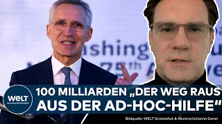 100 MILLIARDEN UKRAINE-HILFE: "Weg raus aus der Ad-hoc-Hilfe in eine systematische Unterstützung"