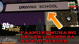 Paano Kumuha ng Driver's License sa Bagong Server sa GWRP | GTA SAMP | TAGALOG
