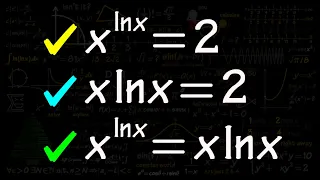 Solving 3 Weird Logarithm Equations