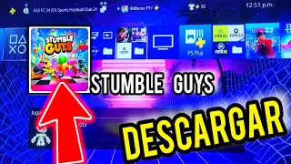 Como DESCARGAR STUMBLE GUYS en PLAYSTATION 4 y 5 2024 ✅